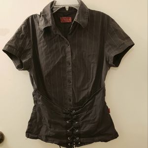 Vintage Tripp NYC corset button up